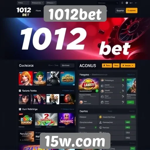 Interface do usuário do 1012bet é intuitiva