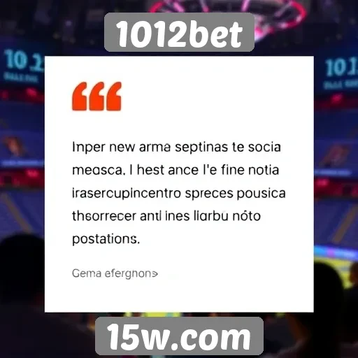 Opiniões de usuários sobre a experiência no 1012bet